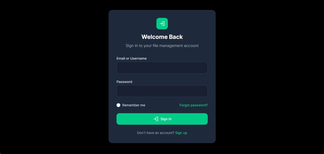 Screenshot of SOLFA Vault